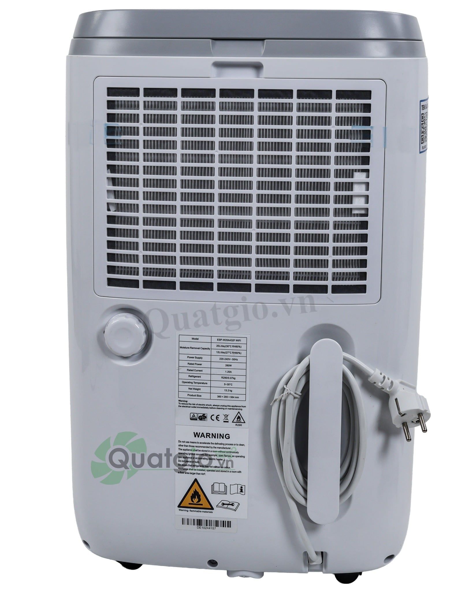 Máy hút ẩm không khí Espark ESP-W20A432F - 20 lít