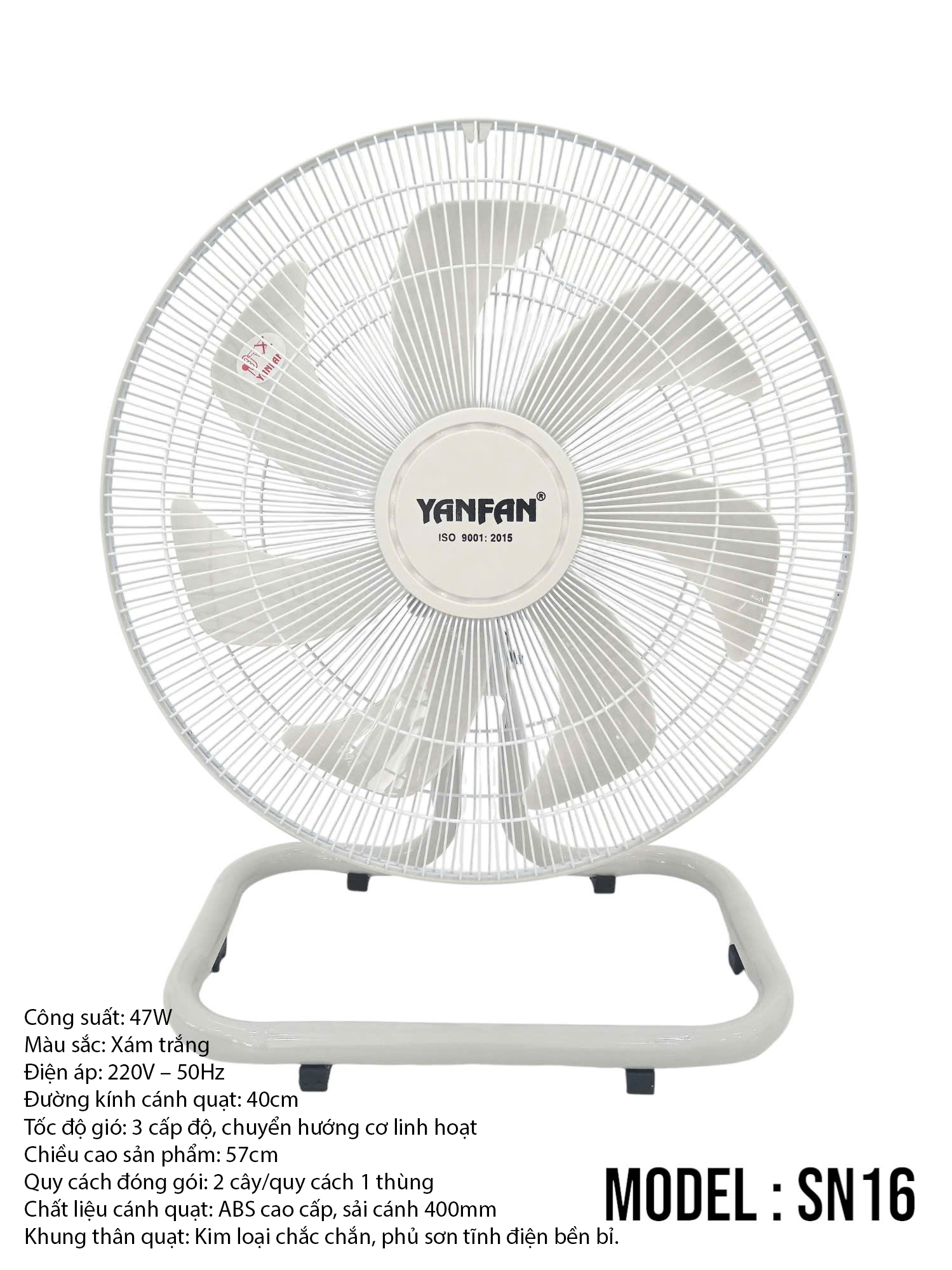 QUẠT SÀN B4 YANFAN SN16 CÔNG SUẤT 47W