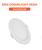 Đèn LED Slim Panel âm trần Nanoco Hera 7W viền trắng (khoét lỗ Ø90)