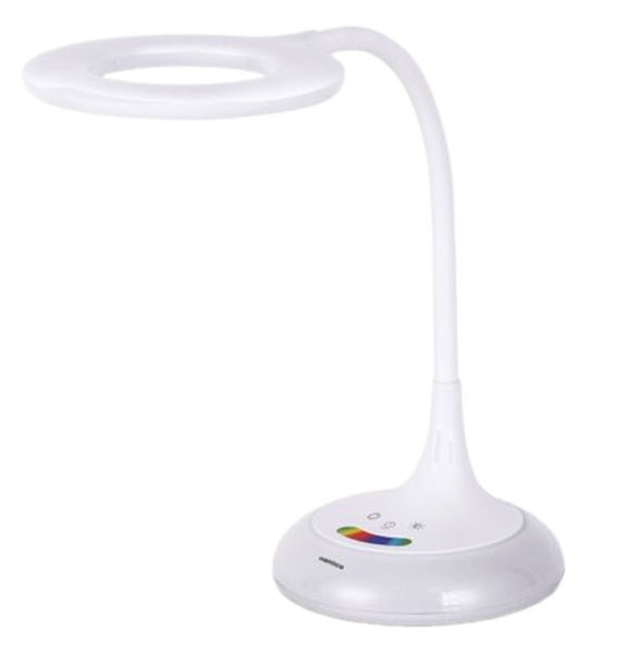 Đèn bàn LED Nanoco Nessa NDKR908 8W (3 cấp sáng, 3 màu ánh sáng, đèn ngủ)