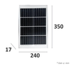 Đèn pha năng lượng mặt trời Nanoco Sunny NLFSS2006 200W (pin 12Ah, tấm solar 13W)