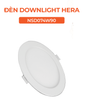 Đèn LED Slim Panel âm trần Nanoco Hera 7W viền trắng (khoét lỗ Ø90)