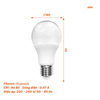 Bóng đèn LED Bulb nông nghiệp hoa cúc Nanoco NLBC093 9W
