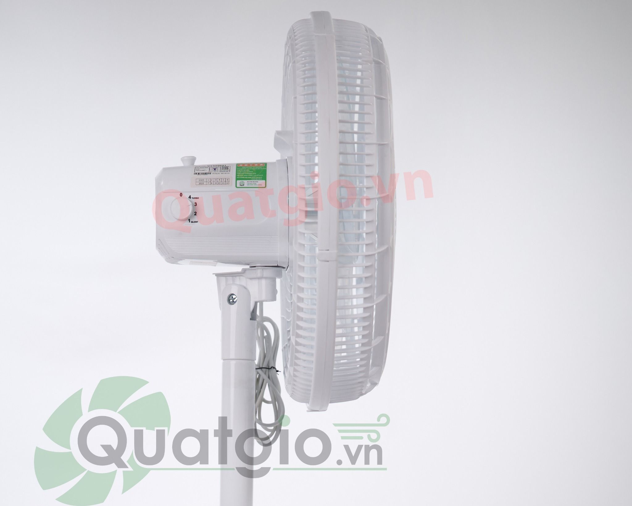 Quạt đứng ASIAvina  VY659691 (Trắng) / VY659991 (Xám) - 110W TURBO DECOR