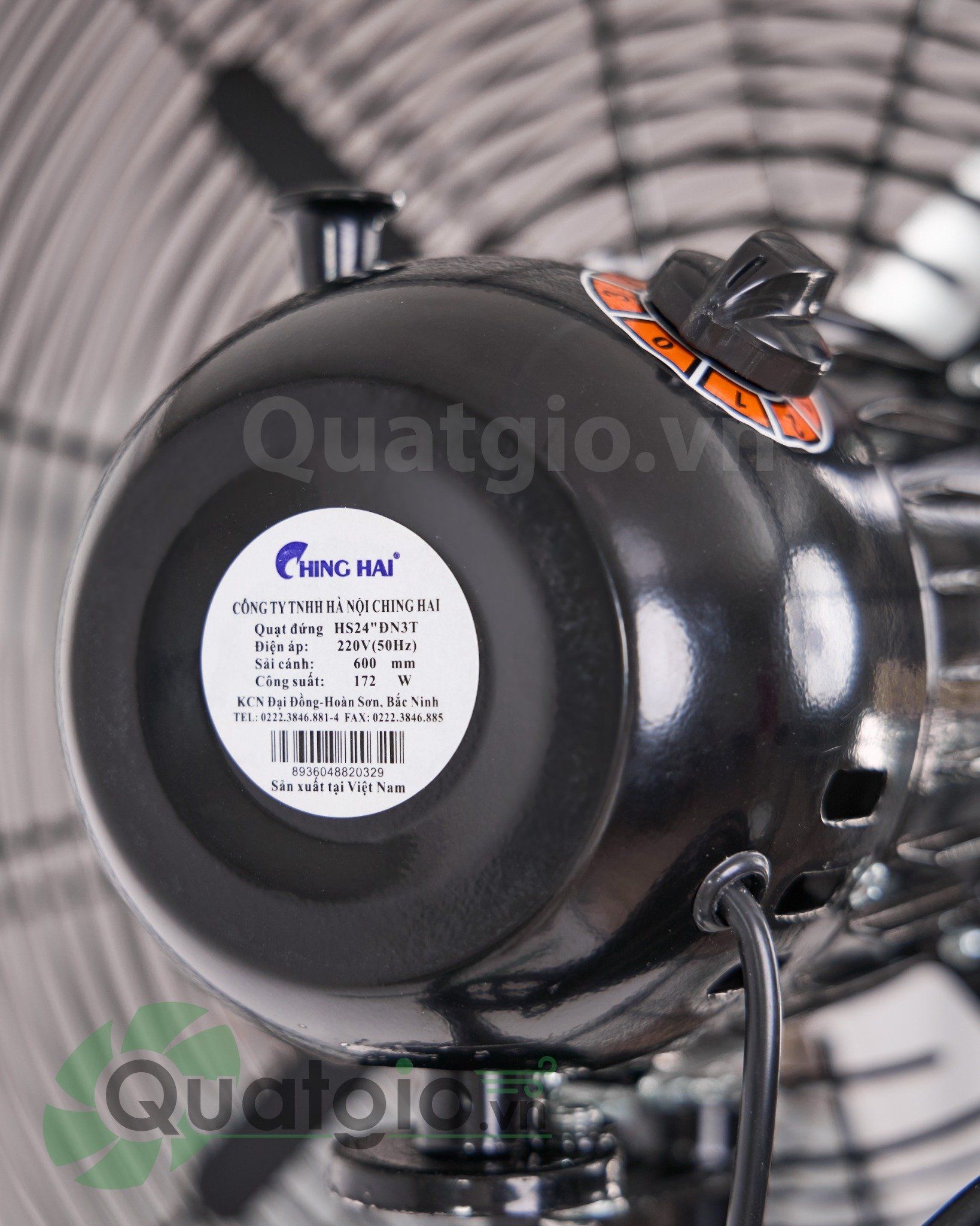 Quạt treo công nghiệp Ching Hai W24-3T (172w) - sải cánh 60 cm
