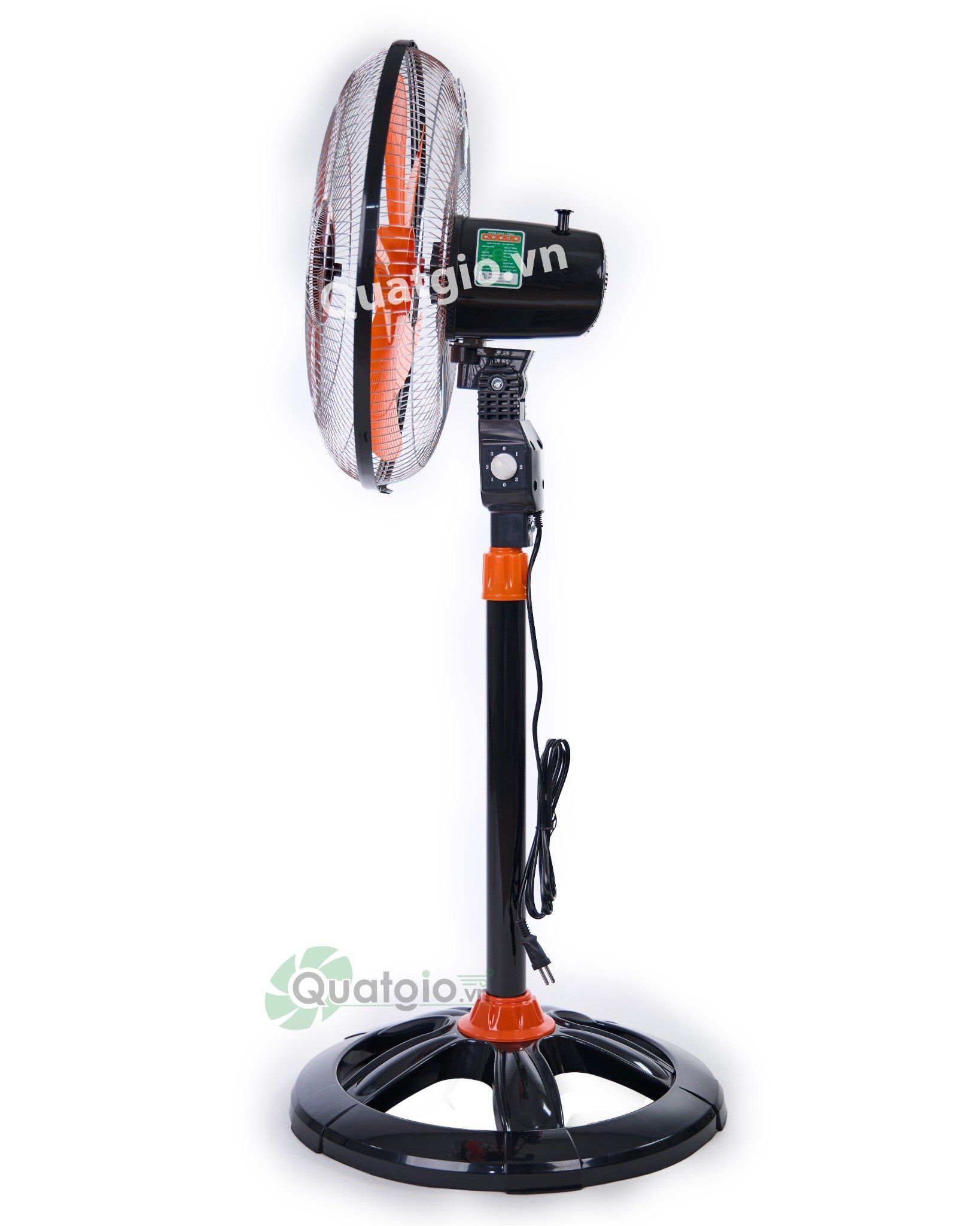 Quạt đứng Senko 5 cánh DTS1609 (60W) (Đen cam & Đen két)