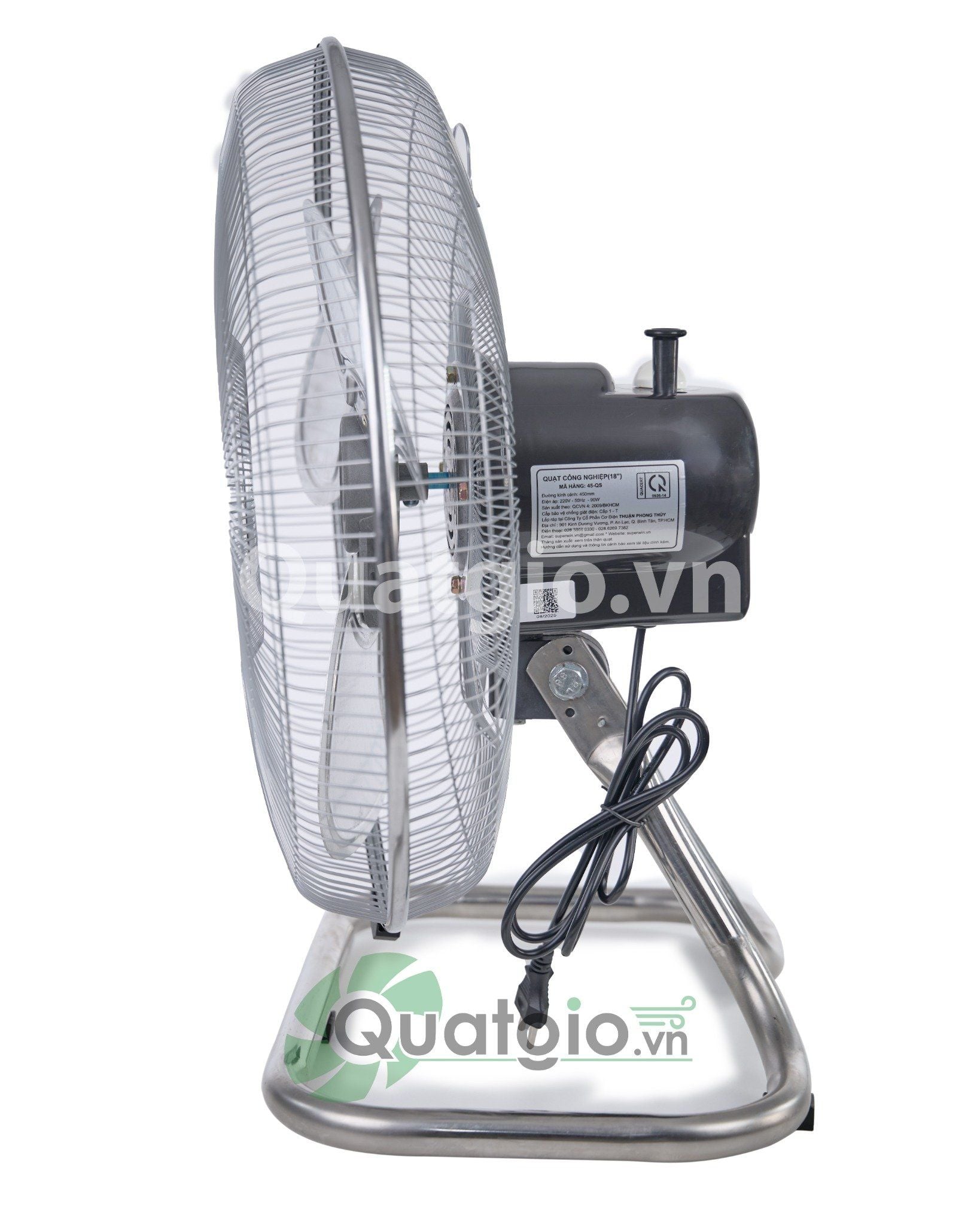 Quạt sàn công nghiệp Superwin 45-QS - 90W