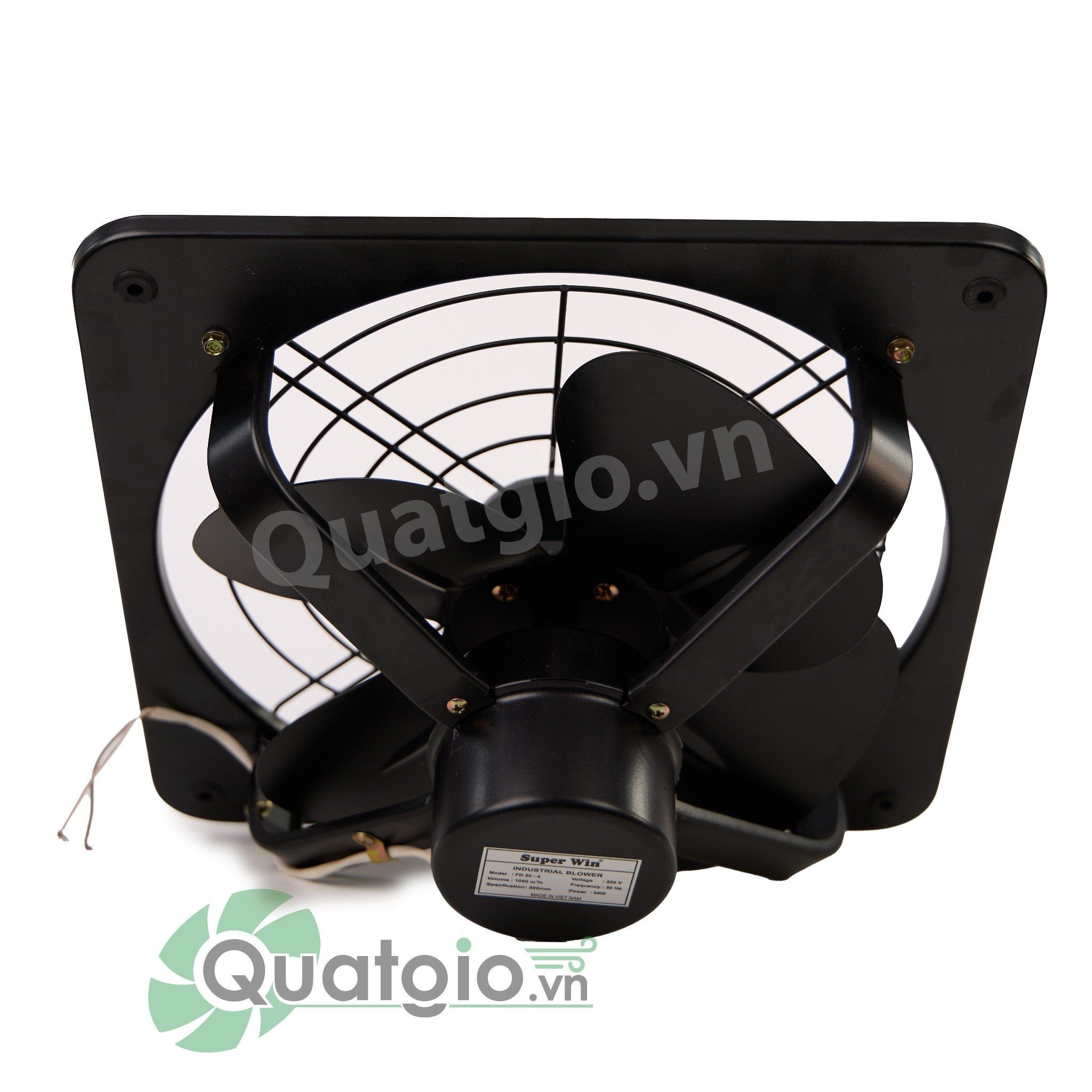 Quạt thông gió vuông inox Superwin FDI 25-4 / FDI 30-4 / FD 35-4 (27W - 34W - 42W)