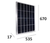 Đèn pha năng lượng mặt trời Nanoco NLFS300650L 300W IP67 (kèm tấm solar 6V50WP)
