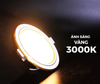 Đèn LED Slim Panel âm trần Nanoco Hera 9W viền vàng (khoét lỗ Ø110)