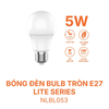 Bóng đèn LED Bulb tròn E27 Nanoco Lite Series 5W