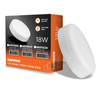 Đèn LED ốp trần nổi tràn viền Nanoco 18W tròn thân nhôm (Φ176/H43)