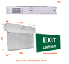 Đèn Exit thoát hiểm LED Nanoco NEX2108C1 (chứng nhận PCCC, pin 3 giờ)