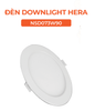 Đèn LED Slim Panel âm trần Nanoco Hera 7W viền trắng (khoét lỗ Ø90)