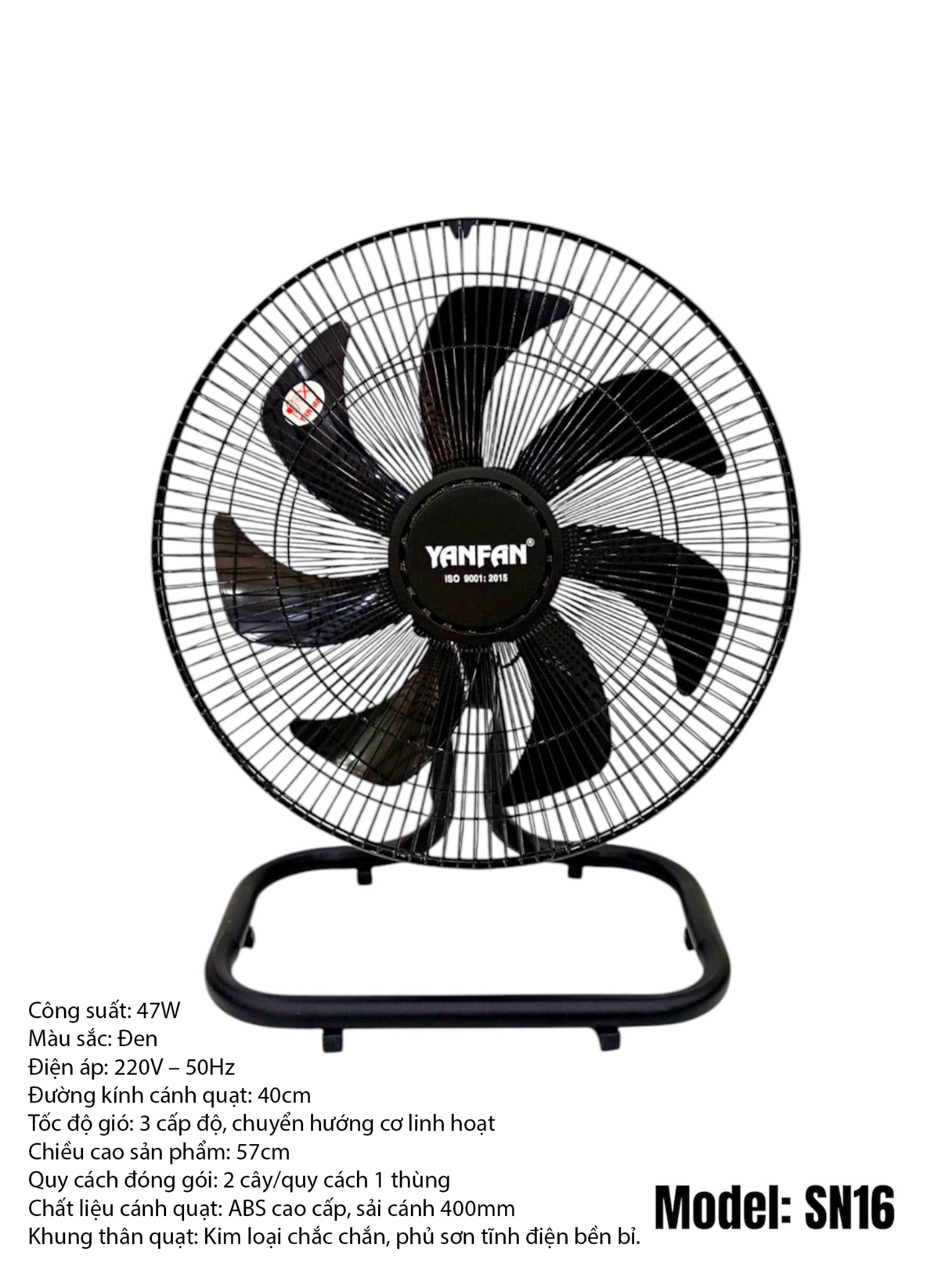 QUẠT SÀN B4 YANFAN SN16 CÔNG SUẤT 47W