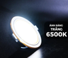 Đèn LED Slim Panel âm trần Nanoco Hera 12W viền vàng (khoét lỗ Ø135)