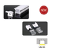 Nẹp nhôm định hình 2 m cho LED dây trong nhà Nanoco (kèm nút bít, nẹp gắn tường, ốc vít)