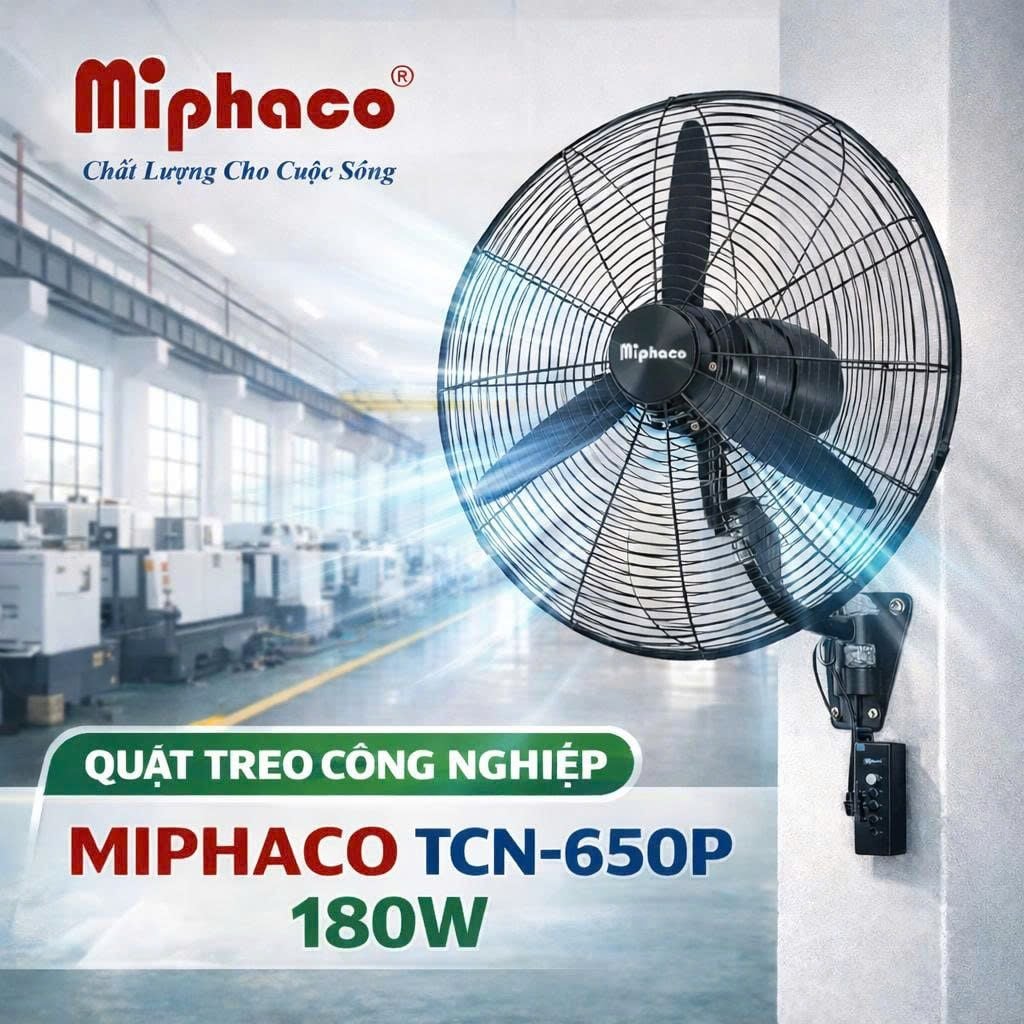Quạt treo công nghiệp Miphaco TCN-650P - 180W