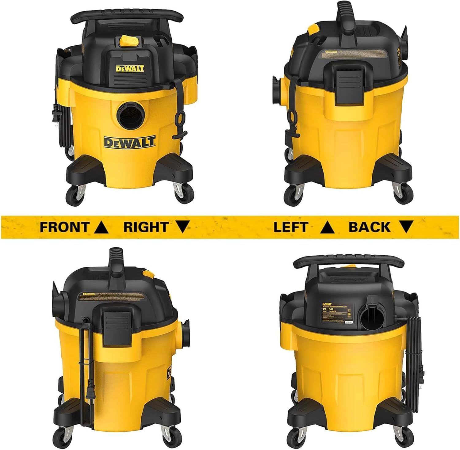 Máy hút bụi 3 chức năng Khô/Ướt/Thổi - Hiệu Dewalt DXV20P-20 Lít
