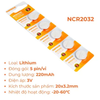 Pin Lithium cúc áo Nanoco NCR2025 / NCR2032 3V (vỉ 5 viên)