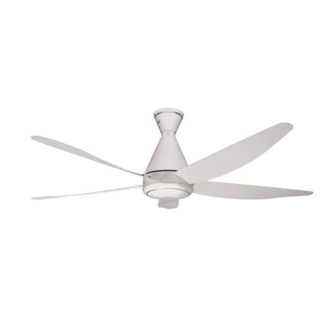 Quạt trần Panasonic F-60GDN 5 cánh động cơ DC – 2 màu (Trắng / Xám trắng), tùy chọn ty 21.2cm & 28.8cm