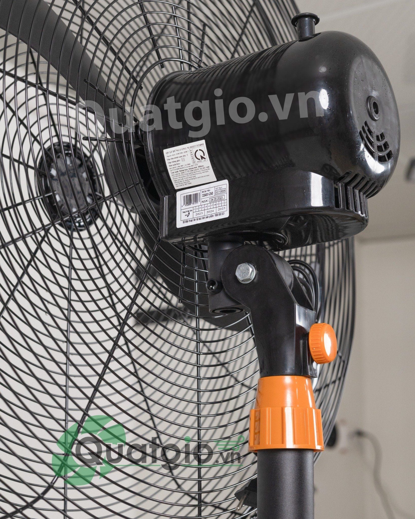 Quạt đứng công nghiệp ASIA D24001 - 120w - Nút vặn