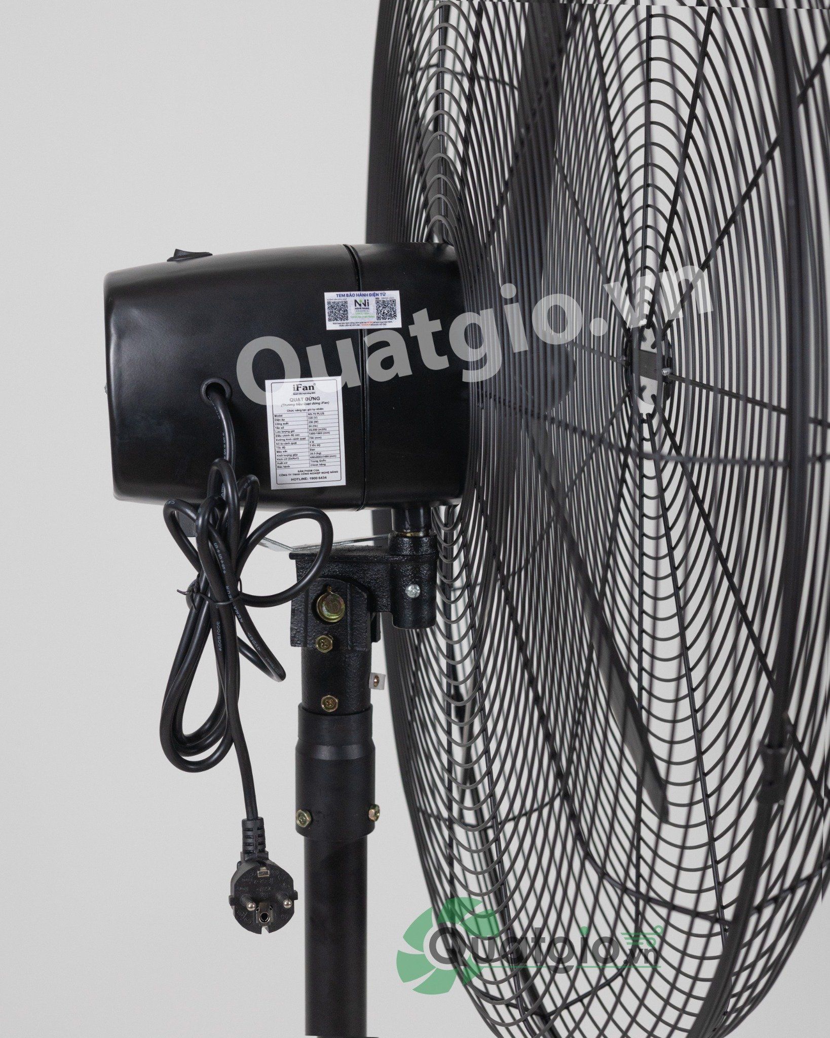 Quạt đứng công nghiệp IFAN NS-75-Plus 4 cánh - 250W