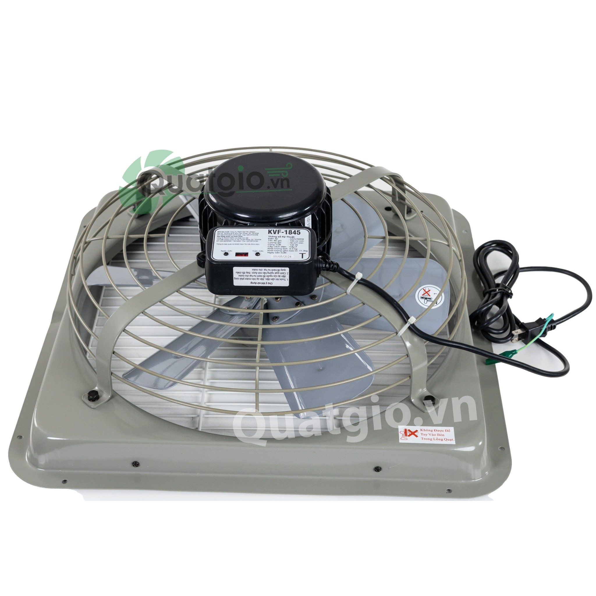 Quạt Thông Gió Dasin KVF-1845 - 135W