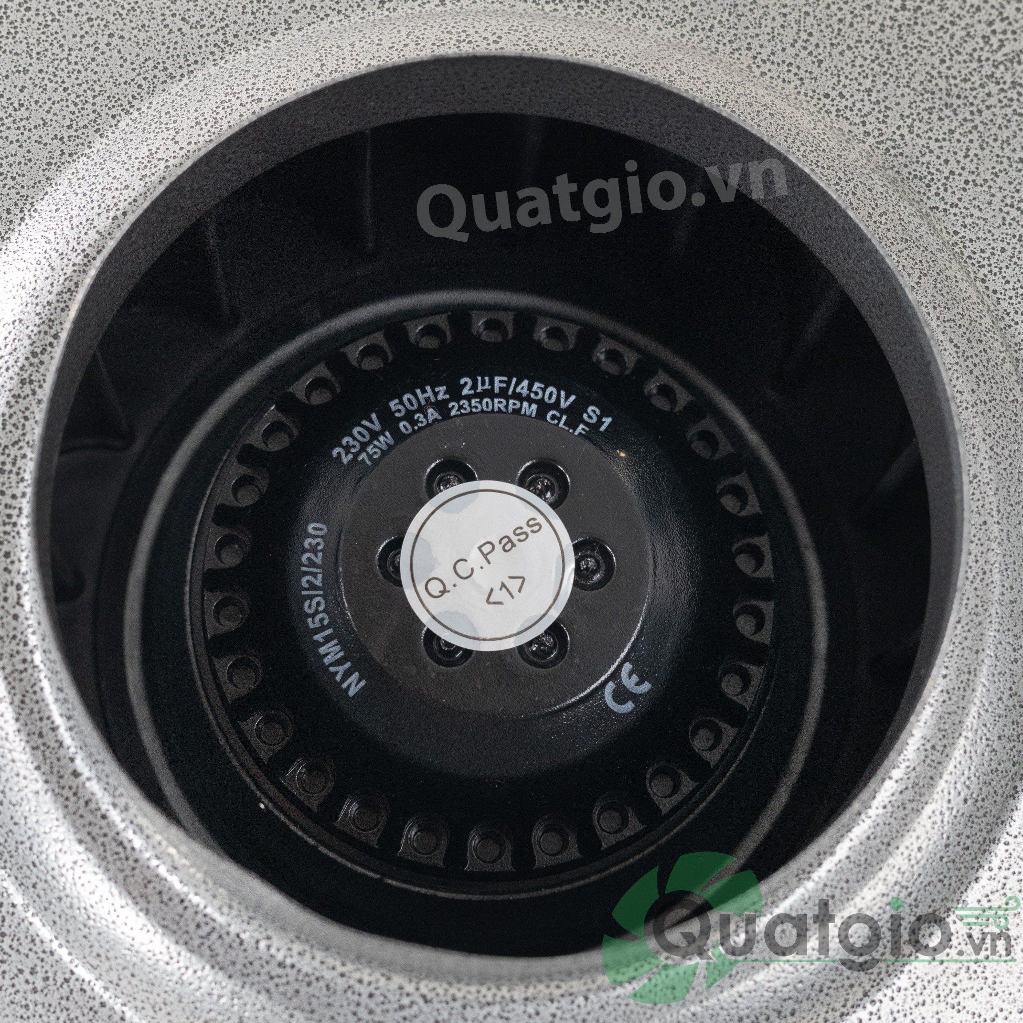 Quạt thông gió tròn nối ống đồng trục Nanyoo (ip44) DPT10-35B / DPT12-45B / DPT15-55B / DPT20-66B / DPT25-66B / DPT31-66B