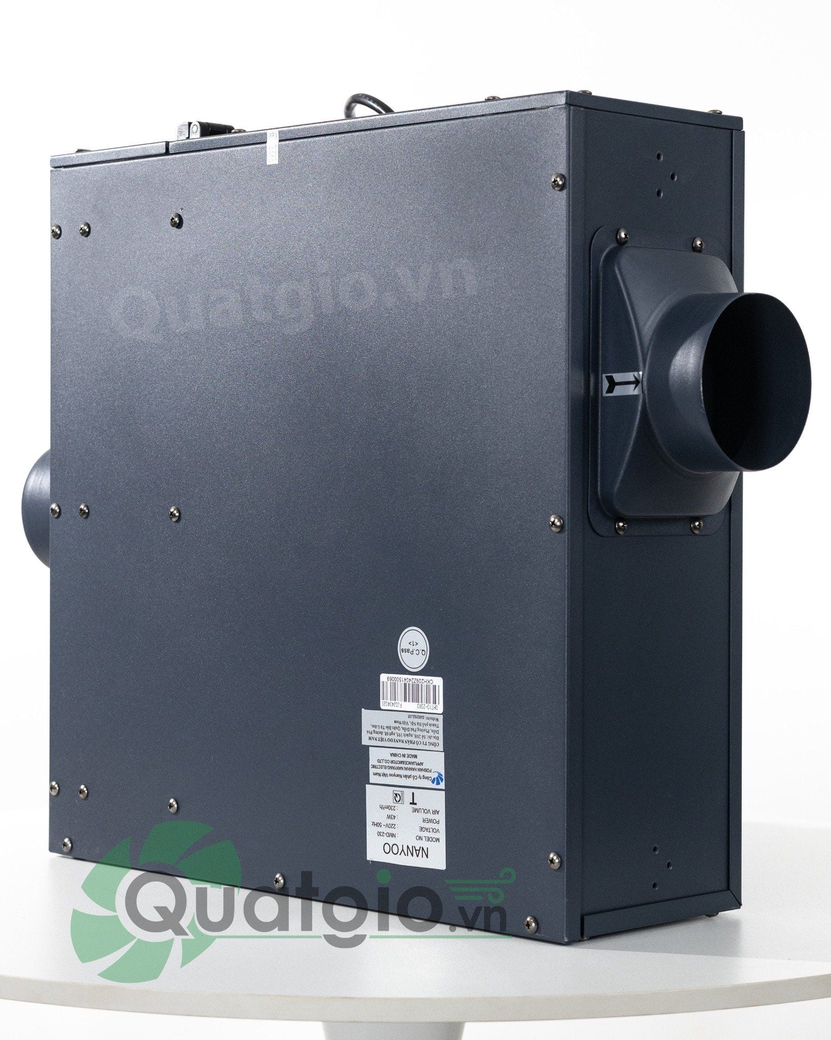 Quạt cấp khí tươi - Lọc không khí Nanyoo (ip44) NMD-230 / NMD-450 / NMD-720 / NMD-920