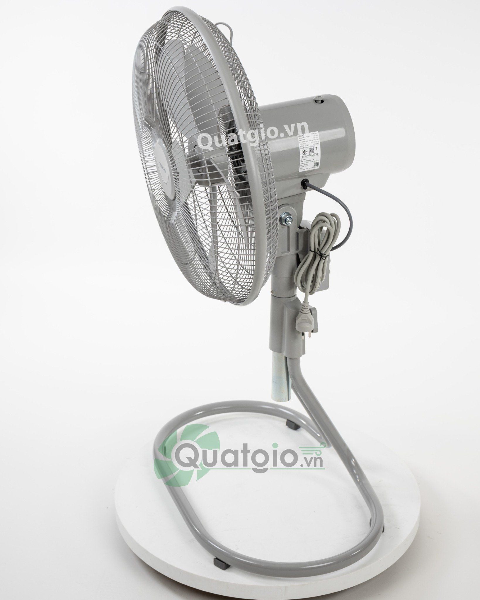 [Hỏa tốc] Quạt Thái Lan sàn công nghiệp Hatari IS18M1 114W - Nút nhấn