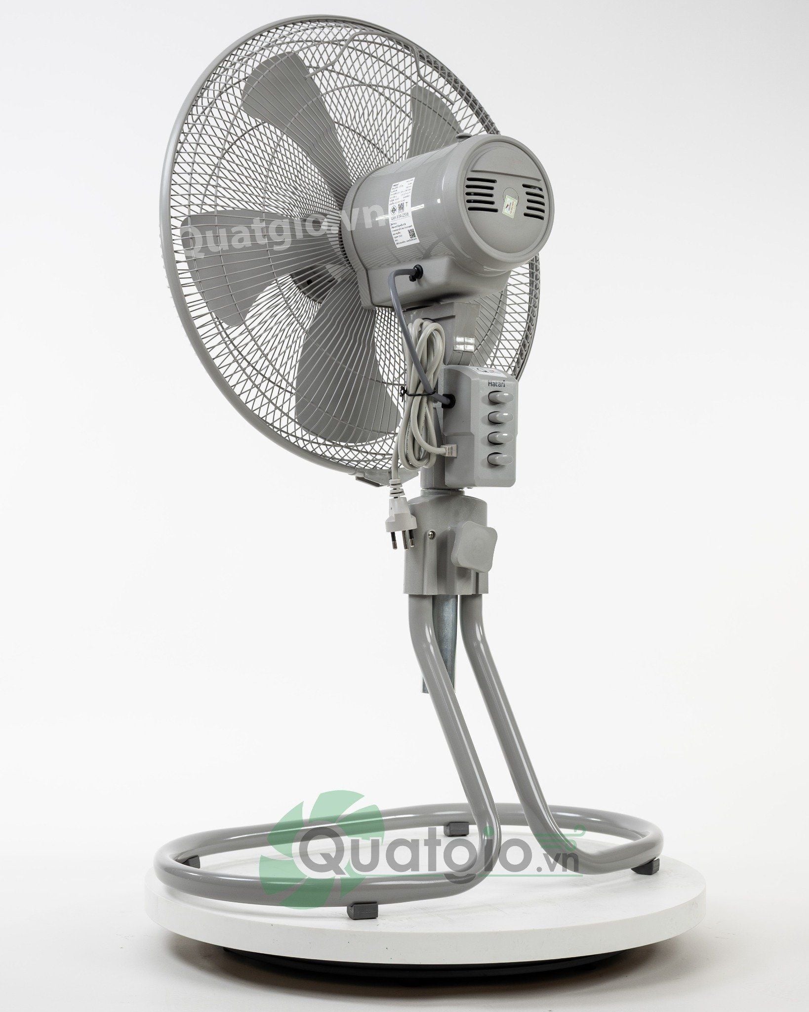 [Hỏa tốc] Quạt Thái Lan sàn công nghiệp Hatari IS18M1 114W - Nút nhấn
