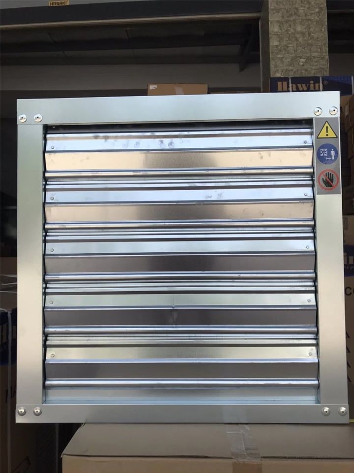Quạt thông gió công nghiệp WING Khung thép 1mm; Cánh, Chớp INOX TMG-CI-700 / TMG-CI-900 / TMG-CI-1000 / TMG-CI-1220 / TMG-CI-1380