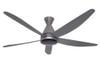 Quạt trần Panasonic F-60HAN 5 cánh màu xám – Động cơ DC, cảm biến Econavi, lưu lượng gió 285 m³/phút