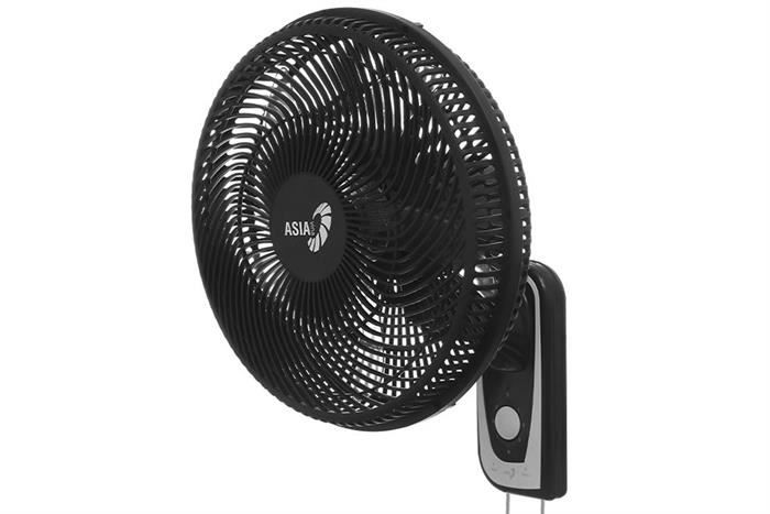 [Sale] Quạt treo tường ASIAvina 5 cánh VY617090 - Đen - 55W