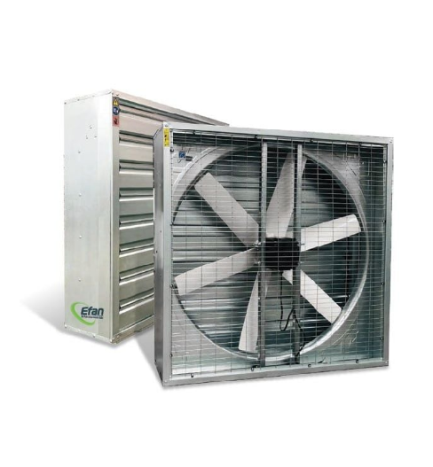Quạt vuông thông gió truyền động trực tiếp Efan EF-A-90AN / 106AN / 122AN / 138AN (380V)