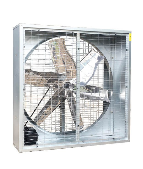 Quạt vuông thông gió truyền động gián tiếp 2 mặt lưới Efan EF-A-90D / 106D / 122D / 138D (380V/220V)