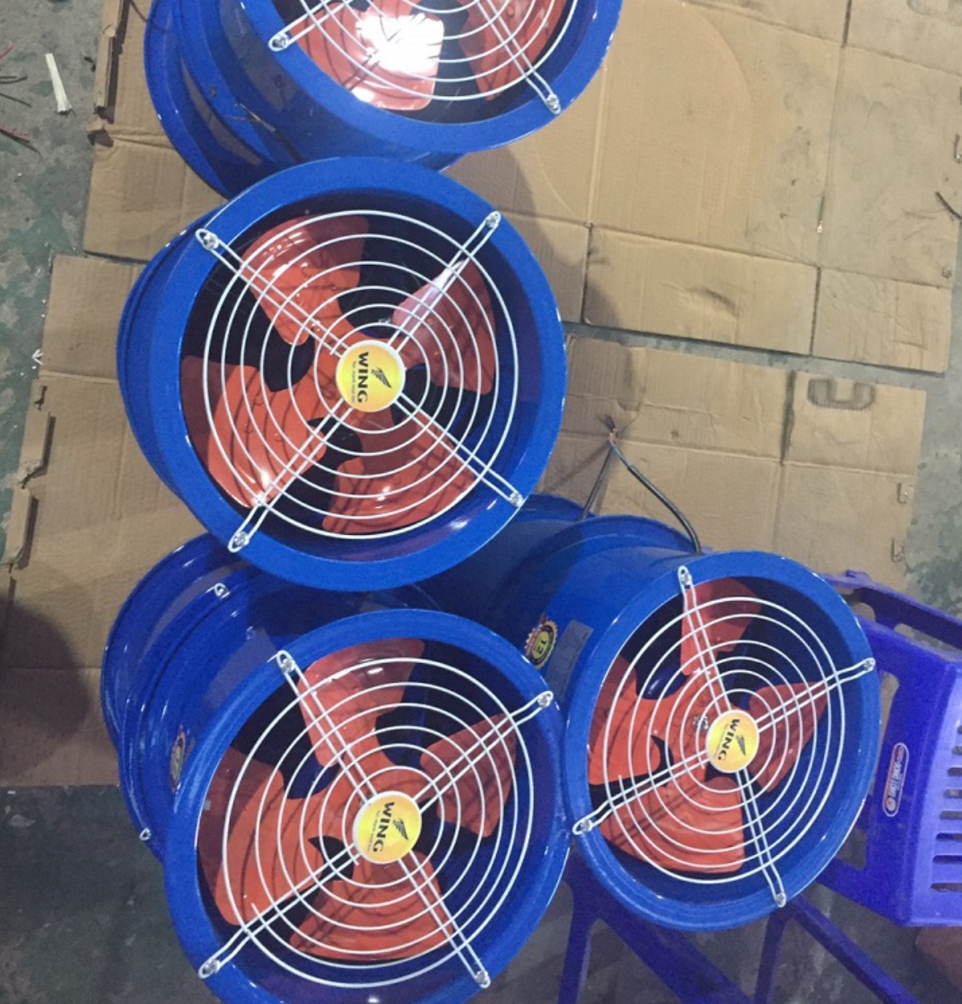 Quạt thông gió công nghiệp hướng trục tròn Wing TM 250-2 / TM 250-4 / TM 300-2 / TM 300-4 / TM 350-2 / TM 350-4 / TM 400-2 / TM 400-4 / TM 500-2 / TM 500-4 / TM600-4 / TM600-4