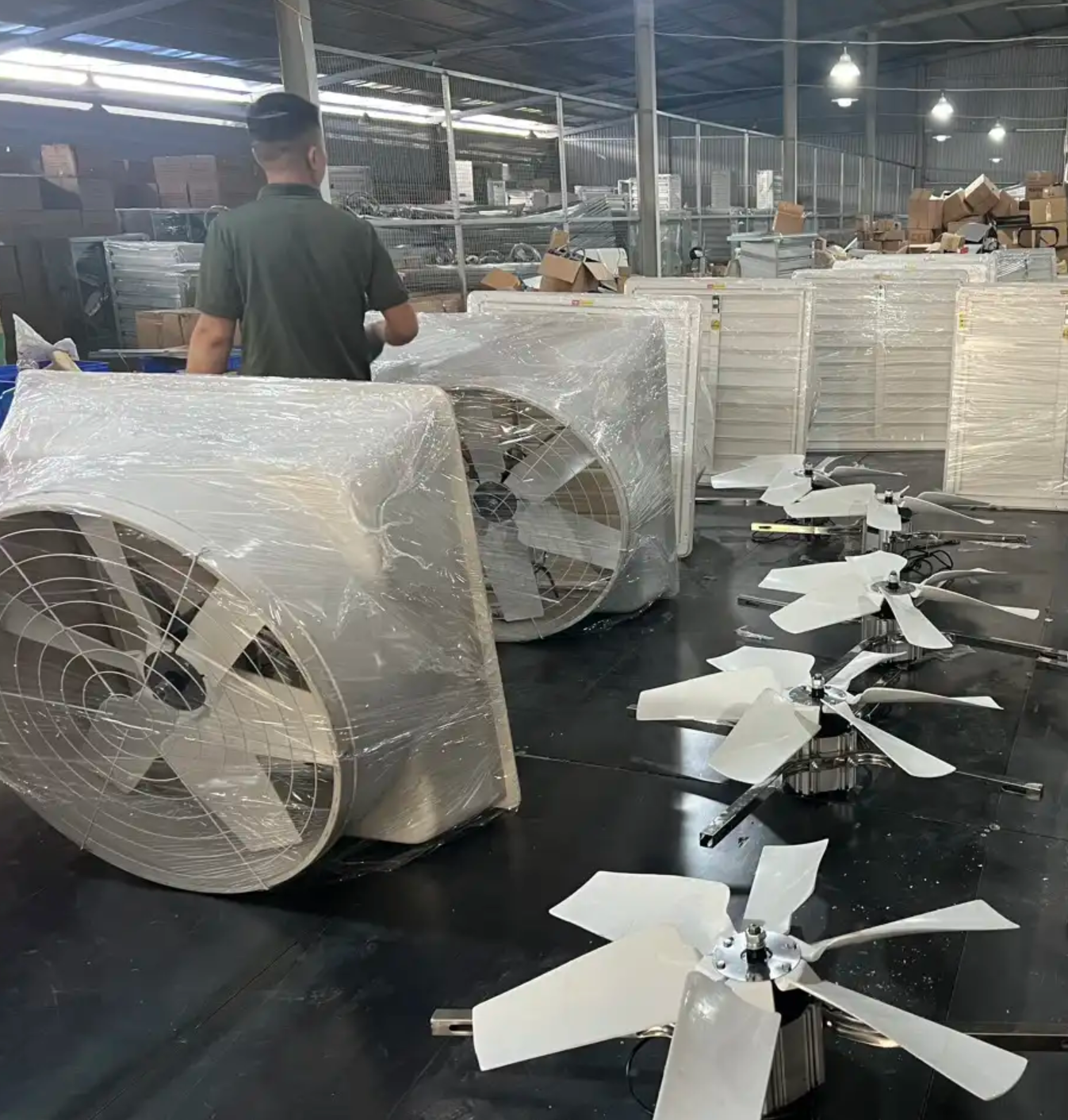 Quạt thông gió công nghiệp COMPOSITE Wing TMGQ-560 / TMGQ-660 / TMGQ-860 / TMGQ-1060 / TMGQ-1260 / TMGQ-1460