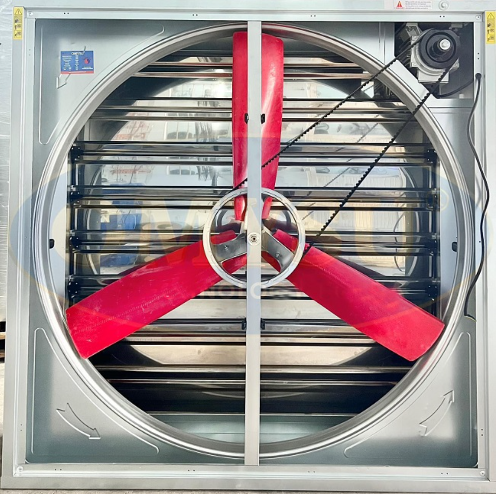 Quạt thông gió vuông gián tiếp 3 cánh PA Động cơ SIEMENS BMF1380 / BMF1220 / BMF1100