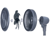 Quạt cây đứng Panasonic F-30JLVW / F-30JLVG 7 cánh – Động cơ DC siêu tiết kiệm, công nghệ gió 1/f Yuragi