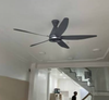 Quạt trần Panasonic F-60HAN 5 cánh màu xám – Động cơ DC, cảm biến Econavi, lưu lượng gió 285 m³/phút