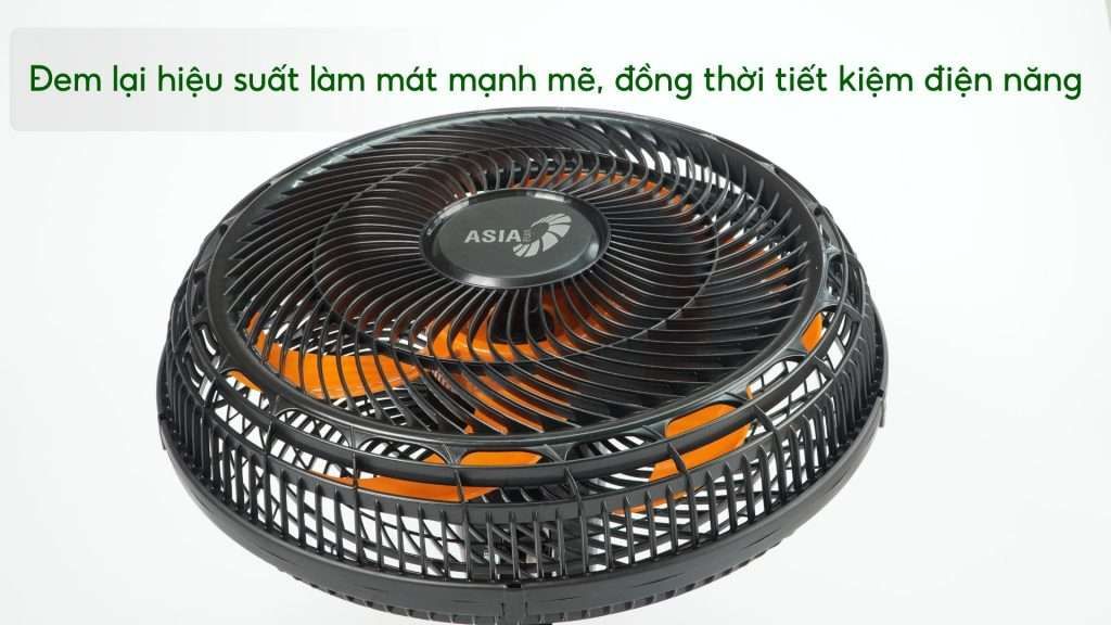 [Sale] Quạt treo ASIAvina VY6378E2 / VY637892 - Đen cam - 90W TURBO PLUS