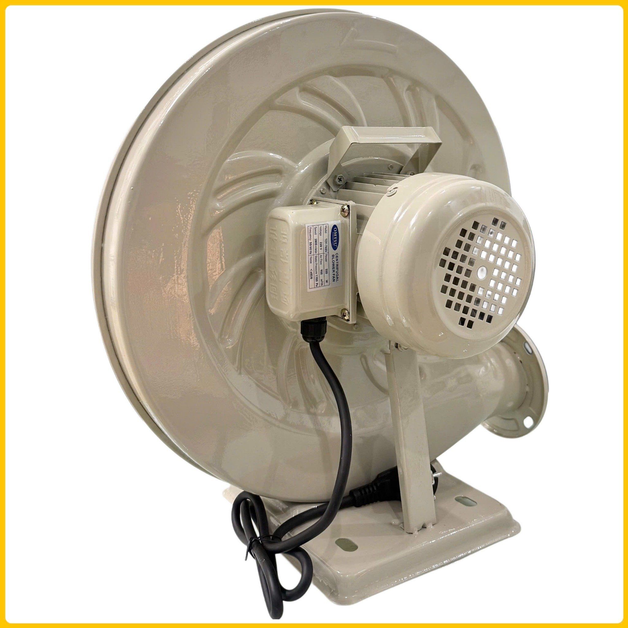 Quạt Ly Tâm Vỏ Sắt Omysu TZY-6337 / TZY-7655 / TZY-7675 / TZY-96110 / TZY-1500
