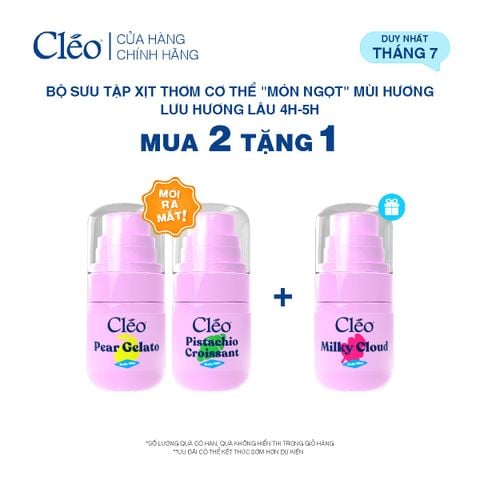  Combo 2 Xịt Thơm Toàn Thân Body Mist Cleo 30ml 
