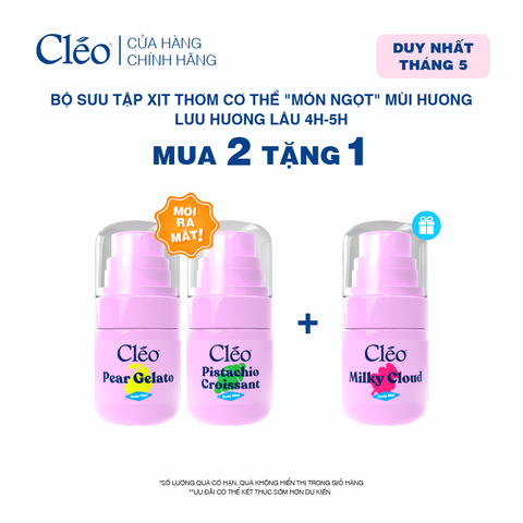  Combo 2 Xịt Thơm Toàn Thân Body Mist Cleo 30ml 