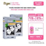  Combo 2 Thuốc Nhuộm Tóc Phủ Bạc Tại Nhà Bigen Xám - Phủ Bạc Thảo Dược, Dưỡng Tóc Mềm Mượt 80ml 