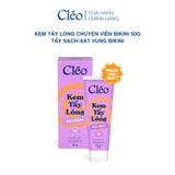  Kem Tẩy Lông Viền Bikini Cleo - Sạch Sát, Không Kích Ứng 50g 