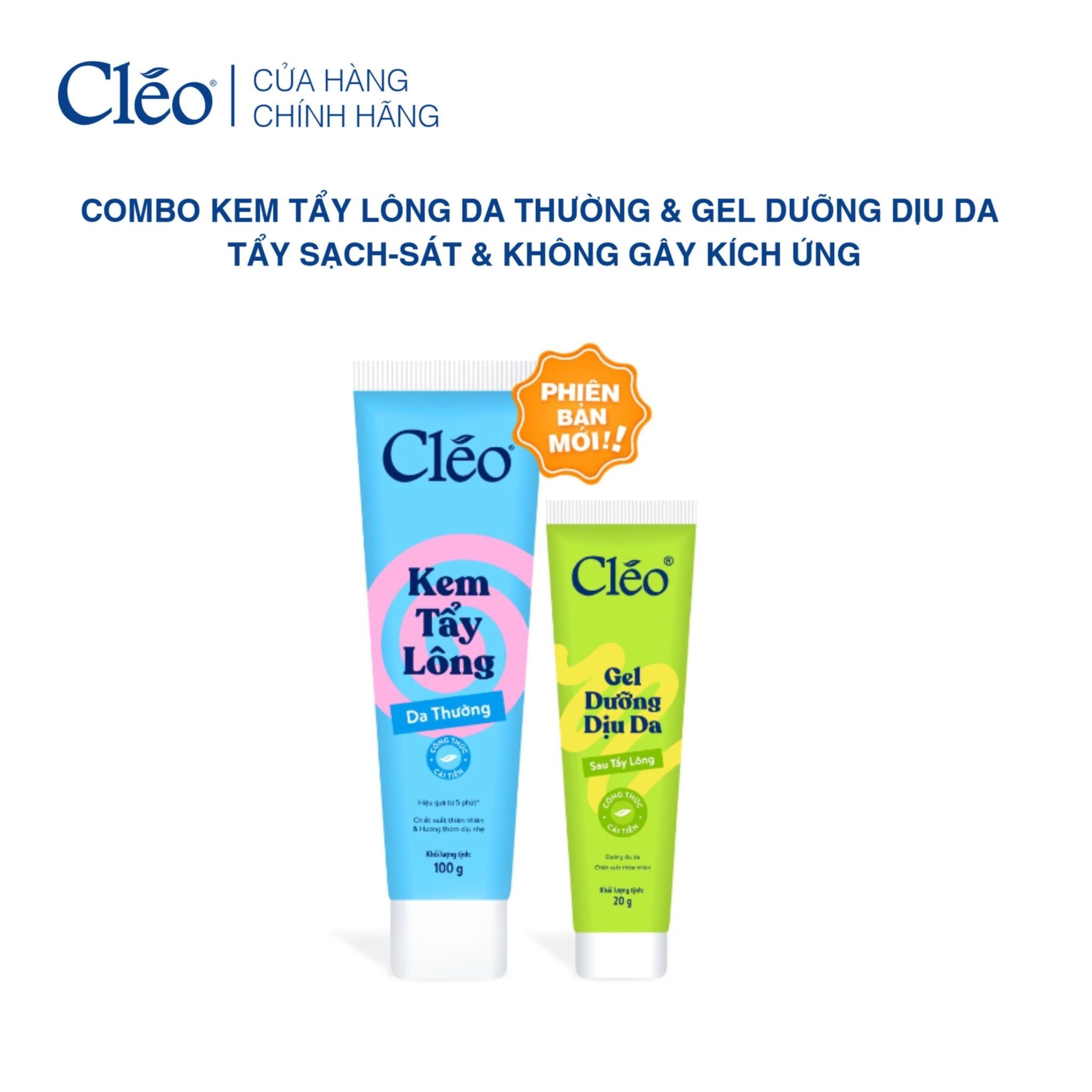 Kem Tẩy Lông Nách, Tay Chân Cleo - Sạch Sát, Không Kích Ứng 100g 