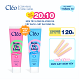  Kem Tẩy Lông Nách, Tay Chân Cleo - Sạch Sát, Không Kích Ứng 100g 